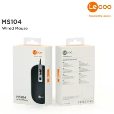 Lenovo Lecoo MS104 Ergonomik Optik Kablolu Mouse